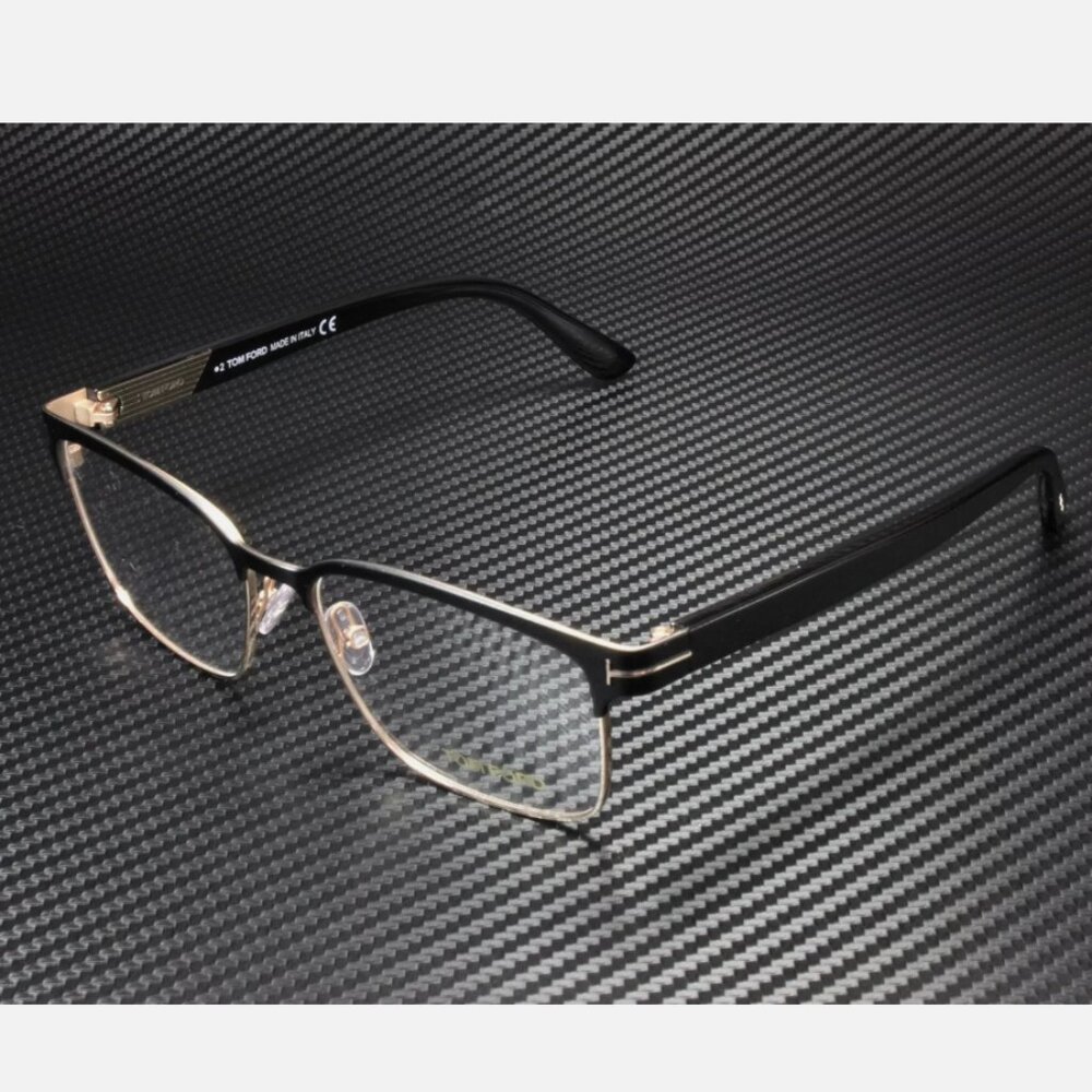 Tom Ford Black Matte Men's Eyeglasses New